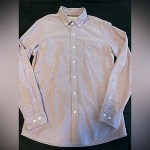 GoodThreads Mens Slim Fit Oxford w/ Pocket Red Size Medium (M)